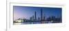 Skyline of Tianhe at dusk, Guangzhou, Guangdong, China-Ian Trower-Framed Photographic Print