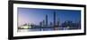 Skyline of Tianhe at dusk, Guangzhou, Guangdong, China-Ian Trower-Framed Photographic Print