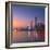 Skyline of Tianhe at sunset, Guangzhou, Guangdong, China-Ian Trower-Framed Photographic Print