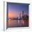 Skyline of Tianhe at sunset, Guangzhou, Guangdong, China-Ian Trower-Framed Photographic Print