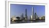 Skyline of Tianhe, Guangzhou, Guangdong, China, Asia-Ian Trower-Framed Premium Photographic Print