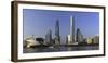 Skyline of Tianhe, Guangzhou, Guangdong, China, Asia-Ian Trower-Framed Photographic Print