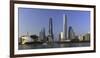 Skyline of Tianhe, Guangzhou, Guangdong, China, Asia-Ian Trower-Framed Photographic Print