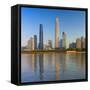 Skyline of Tianhe, Guangzhou, Guangdong, China-Ian Trower-Framed Stretched Canvas