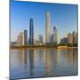 Skyline of Tianhe, Guangzhou, Guangdong, China-Ian Trower-Mounted Photographic Print