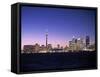 Skyline of Toronto, Ontario, Canada-Walter Bibikow-Framed Stretched Canvas