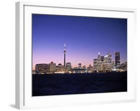 Skyline of Toronto, Ontario, Canada-Walter Bibikow-Framed Photographic Print