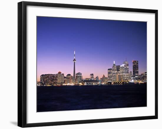 Skyline of Toronto, Ontario, Canada-Walter Bibikow-Framed Photographic Print