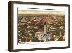 Skyline of Tulsa, Oklahoma-null-Framed Art Print