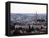 Skyline of Vienna from the Riesenrad Giant Wheel at Prater Amusment Park, Vienna, Austria-Levy Yadid-Framed Stretched Canvas