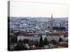 Skyline of Vienna from the Riesenrad Giant Wheel at Prater Amusment Park, Vienna, Austria-Levy Yadid-Stretched Canvas