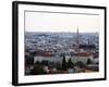 Skyline of Vienna from the Riesenrad Giant Wheel at Prater Amusment Park, Vienna, Austria-Levy Yadid-Framed Photographic Print