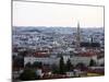 Skyline of Vienna from the Riesenrad Giant Wheel at Prater Amusment Park, Vienna, Austria-Levy Yadid-Mounted Photographic Print