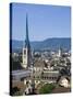 Skyline of Zurich, Switzerland-Doug Pearson-Stretched Canvas