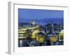Skyline of Zurich, Switzerland-Jon Arnold-Framed Photographic Print