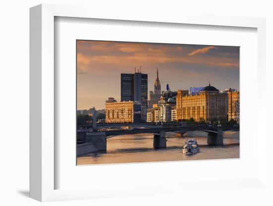 Skyline over the Moscow River-Jon Hicks-Framed Photographic Print