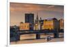 Skyline over the Moscow River-Jon Hicks-Framed Photographic Print