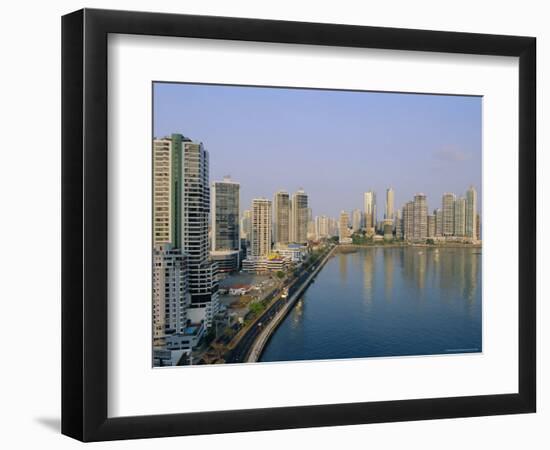 Skyline, Panama City, Panama, Central America-Bruno Morandi-Framed Photographic Print
