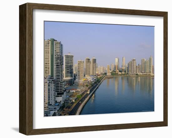 Skyline, Panama City, Panama, Central America-Bruno Morandi-Framed Photographic Print