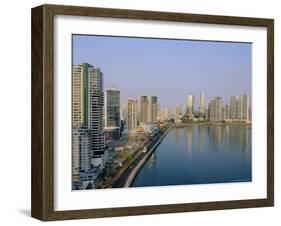 Skyline, Panama City, Panama, Central America-Bruno Morandi-Framed Photographic Print