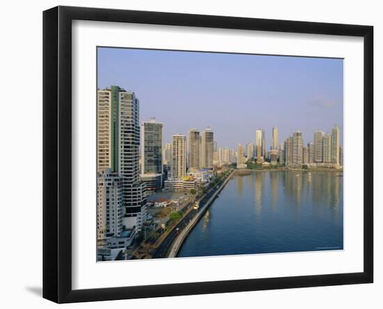 Skyline, Panama City, Panama, Central America-Bruno Morandi-Framed Photographic Print