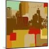 Skyline Panorama-Yashna-Mounted Art Print