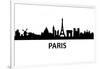 Skyline Paris-unkreatives-Framed Art Print