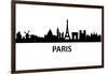 Skyline Paris-unkreatives-Framed Art Print
