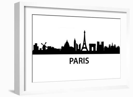 Skyline Paris-unkreatives-Framed Art Print