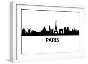 Skyline Paris-unkreatives-Framed Art Print