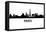 Skyline Paris-unkreatives-Framed Stretched Canvas