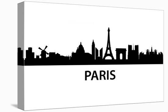 Skyline Paris-unkreatives-Stretched Canvas
