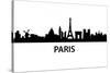 Skyline Paris-unkreatives-Stretched Canvas