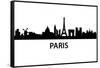 Skyline Paris-unkreatives-Framed Stretched Canvas