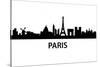 Skyline Paris-unkreatives-Stretched Canvas