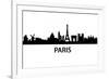 Skyline Paris-unkreatives-Framed Premium Giclee Print