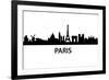 Skyline Paris-unkreatives-Framed Premium Giclee Print