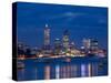 Skyline, Perth, Western Australia, Australia-Peter Adams-Stretched Canvas