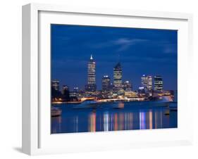 Skyline, Perth, Western Australia, Australia-Peter Adams-Framed Photographic Print