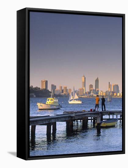 Skyline, Perth, Western Australia, Australia-Doug Pearson-Framed Stretched Canvas