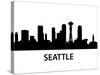 Skyline Seattle-unkreatives-Stretched Canvas