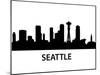 Skyline Seattle-unkreatives-Mounted Art Print