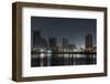 Skyline, Sharjah Light Festival, Emirate of Sharjah, United Arab Emirates, Arabian Peninsula-Axel Schmies-Framed Photographic Print