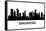 Skyline Singapore-unkreatives-Framed Stretched Canvas