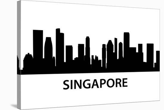 Skyline Singapore-unkreatives-Stretched Canvas