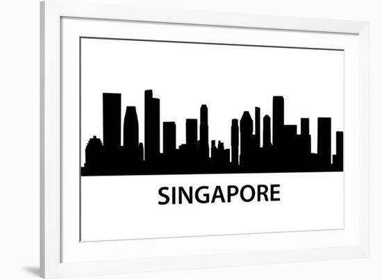 Skyline Singapore-unkreatives-Framed Premium Giclee Print