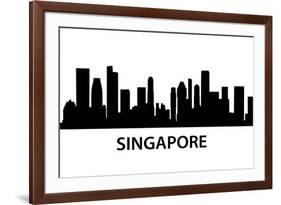 Skyline Singapore-unkreatives-Framed Premium Giclee Print