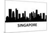 Skyline Singapore-unkreatives-Mounted Art Print