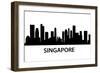 Skyline Singapore-unkreatives-Framed Art Print