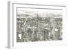 Skyline Sketch I-Melissa Wang-Framed Premium Giclee Print